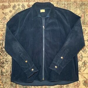 Simon Miller Corduroy Zip Jacket – Navy (Made in USA